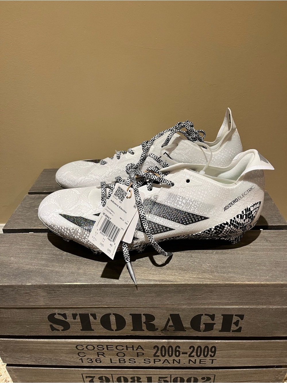 adidas adizero Electric 2 Exotic Speed Football Cleats NWOB